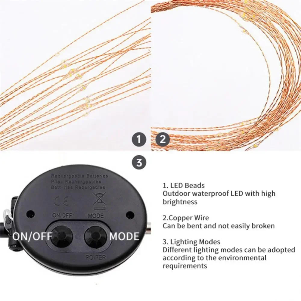 Solar Fireworks Light 90/150 LED Waterproof Garden 8 Modes Fairy String Lamp Christmas Solar Light For Outdoor Holiday Decor Solar Fireworks Light 90/150 LED Waterproof Garden 8 Modes Fairy String Lamp Christmas Solar Light For Outdoor Holiday Decor