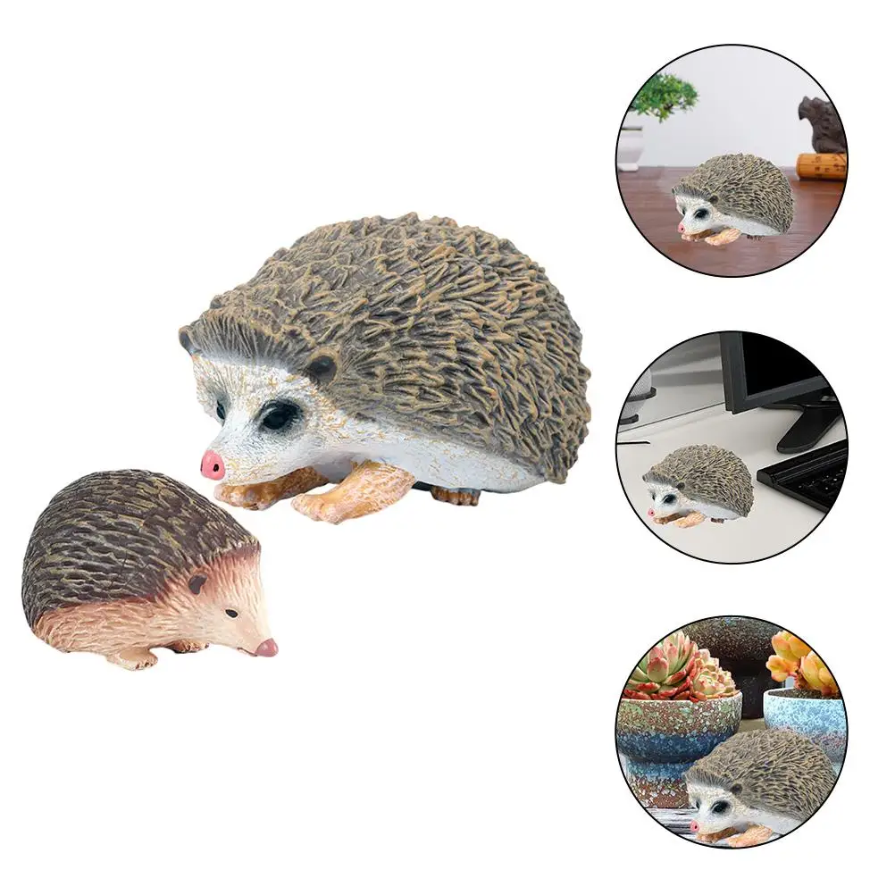 Hedgehog Garden Statue 1057 Large HS Small Realistic Decorative Outdoor Indoor Lightweight Animal Figurine Sculpture Adornment