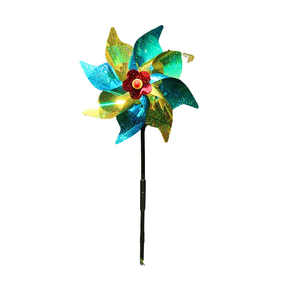 5/10PCS Windmill Bird Repellent Decoration Bird-Scaring Wind Spinner Children Kids Easy Installation Garden Orchard Protection
