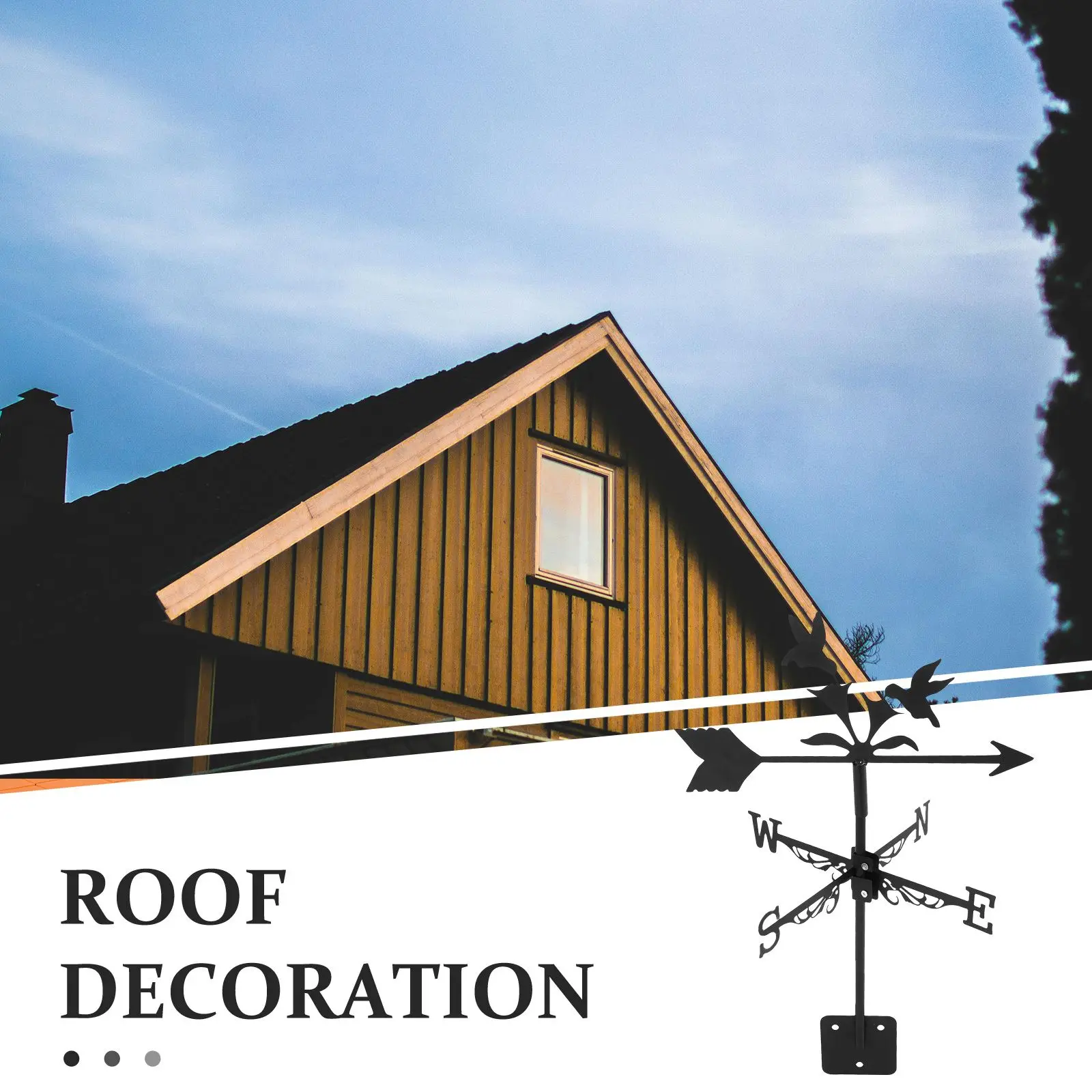 Iron Weather Vane Durable Wind Direction Indicator for Garden Yard Outdoor Metal Stake DIY Wind Vane Garden Decor Shed Ornament Iron Weather Vane Durable Wind Direction Indicator for Garden Yard Outdoor Metal Stake DIY Wind Vane Garden Decor Shed Ornament