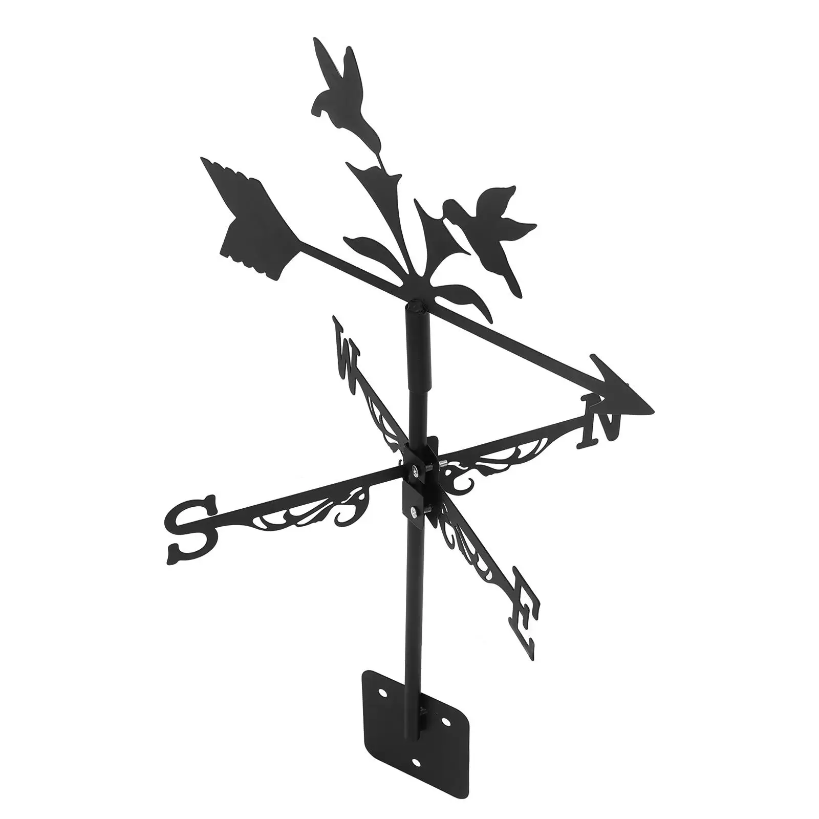 Iron Weather Vane Durable Wind Direction Indicator for Garden Yard Outdoor Metal Stake DIY Wind Vane Garden Decor Shed Ornament Iron Weather Vane Durable Wind Direction Indicator for Garden Yard Outdoor Metal Stake DIY Wind Vane Garden Decor Shed Ornament