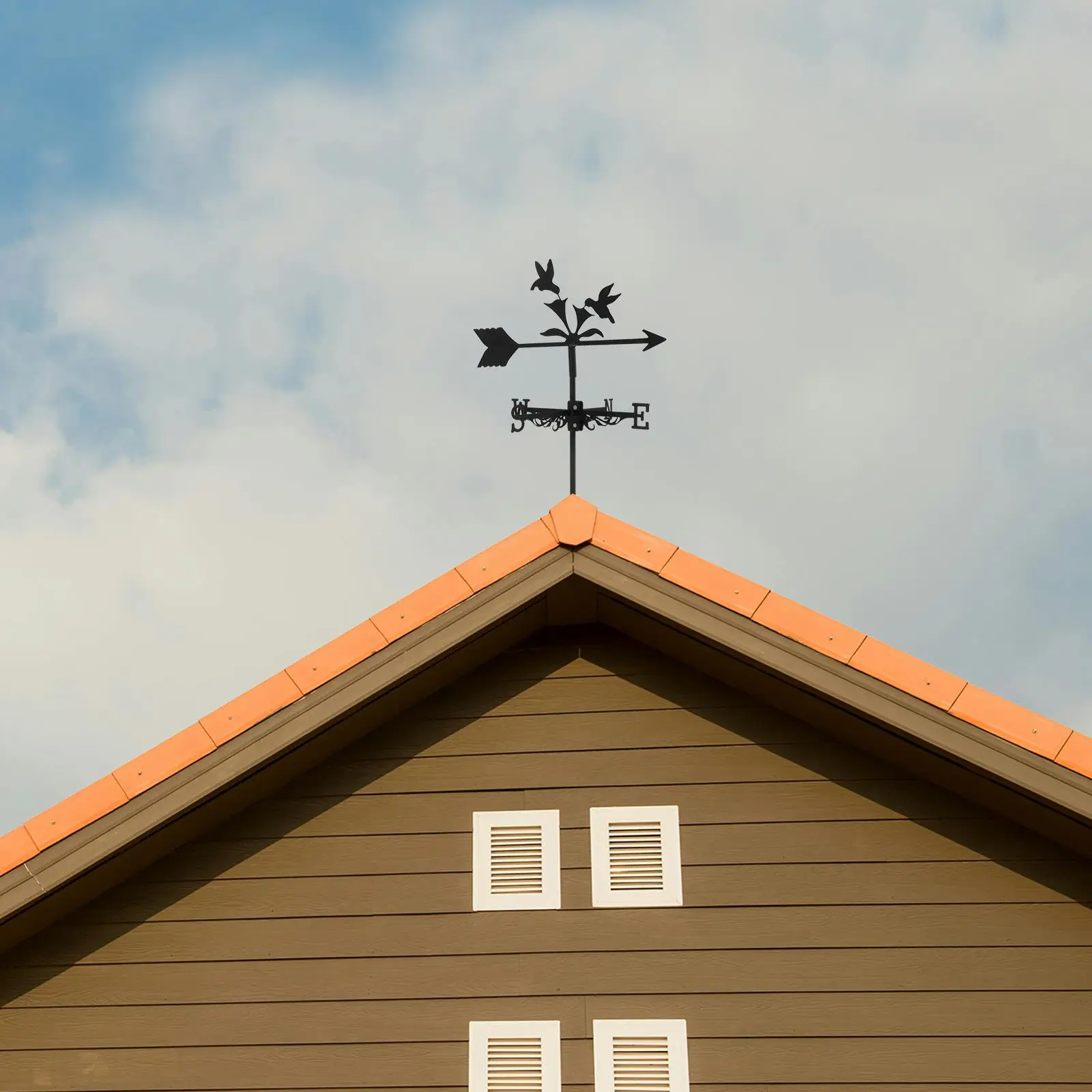 Iron Weather Vane Durable Wind Direction Indicator for Garden Yard Outdoor Metal Stake DIY Wind Vane Garden Decor Shed Ornament Iron Weather Vane Durable Wind Direction Indicator for Garden Yard Outdoor Metal Stake DIY Wind Vane Garden Decor Shed Ornament