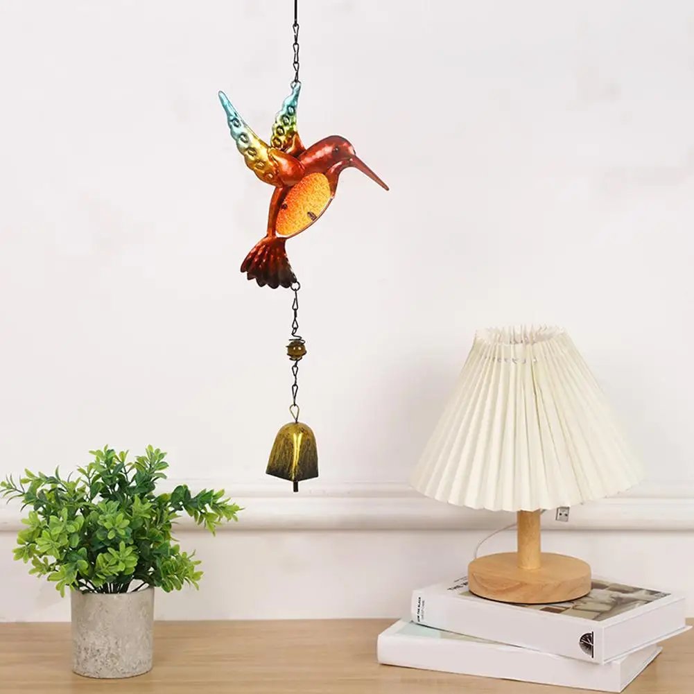 Wind Chime Hummingbirds Dragonflies Metal Glass Painted Crafts Courtyard Pipe Bell Home Aluminum Pendants Hanging Decor Han O0J5 Wind Chime Hummingbirds Dragonflies Metal Glass Painted Crafts Courtyard Pipe Bell Home Aluminum Pendants Hanging Decor Han O0J5