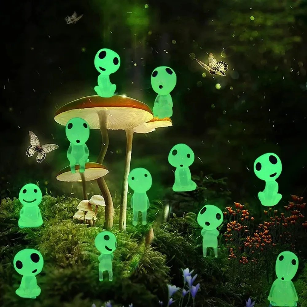 10Pcs Alien Glowing Figurine Luminous Elves Alien Micro Landscape Ornaments Glow In Dark Ghost Kit For Micro Plant Decoration 10Pcs Alien Glowing Figurine Luminous Elves Alien Micro Landscape Ornaments Glow In Dark Ghost Kit For Micro Plant Decoration