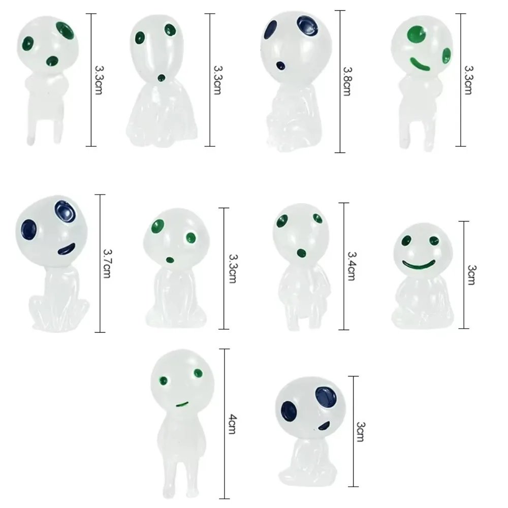 10Pcs Alien Glowing Figurine Luminous Elves Alien Micro Landscape Ornaments Glow In Dark Ghost Kit For Micro Plant Decoration 10Pcs Alien Glowing Figurine Luminous Elves Alien Micro Landscape Ornaments Glow In Dark Ghost Kit For Micro Plant Decoration