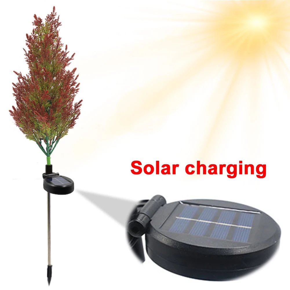 LED Cypress Tree Light Cypress Tree Stake Light Decorative Solar Garden Light Waterproof Artificial Tree Light for Outdoor Use LED Cypress Tree Light Cypress Tree Stake Light Decorative Solar Garden Light Waterproof Artificial Tree Light for Outdoor Use