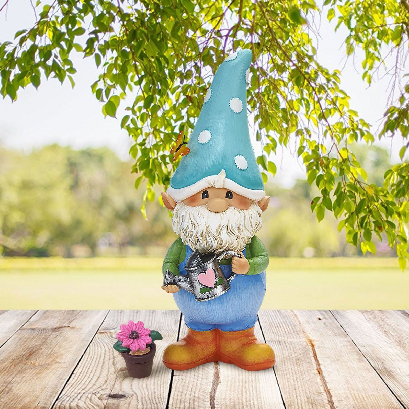 Garden Gnomes Decorative Statue Plant Pot Beetles Ornament Dwarf Resin Crafts Weatherproof Home Hogar JardíN Fast Shipping