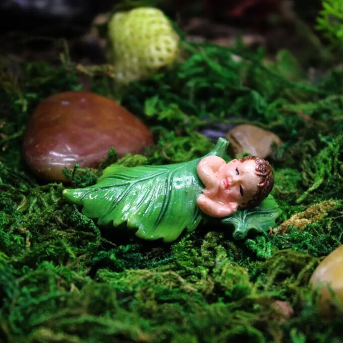 Flower Fairy Ornament Resin Baby Statue Mini Figurine Garden Decor NonFading Color Lifelike Design Gift Idea Yard - Image 3