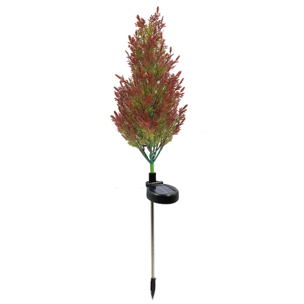 LED Cypress Tree Light Cypress Tree Stake Light Decorative Solar Garden Light Waterproof Outdoor Patio Light for Outdoor Use