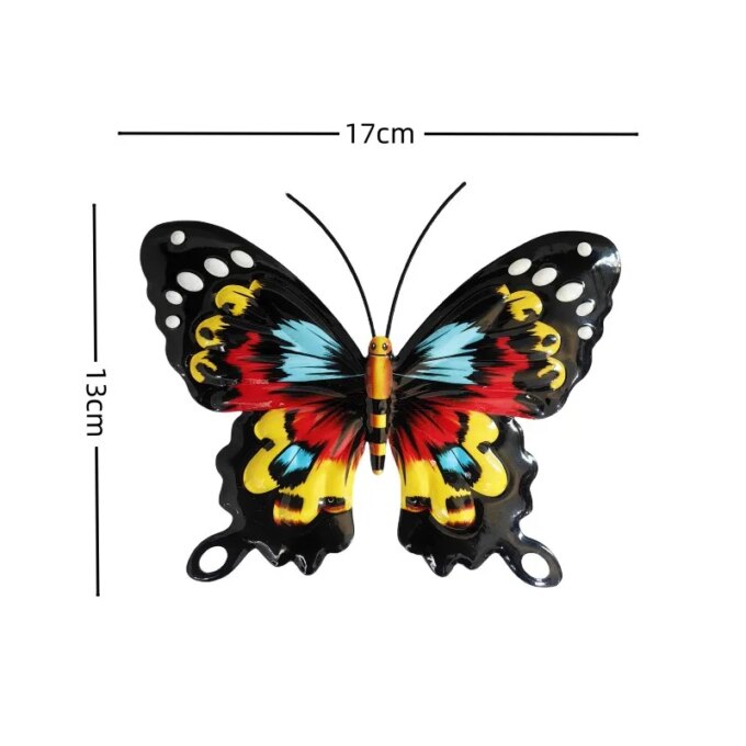 4pcs/set Iron Metal Butterfly Wall Art for Outdoor Fence Garden Hanging Decor Rustproof Iron Craft Home Decoration - Image 4