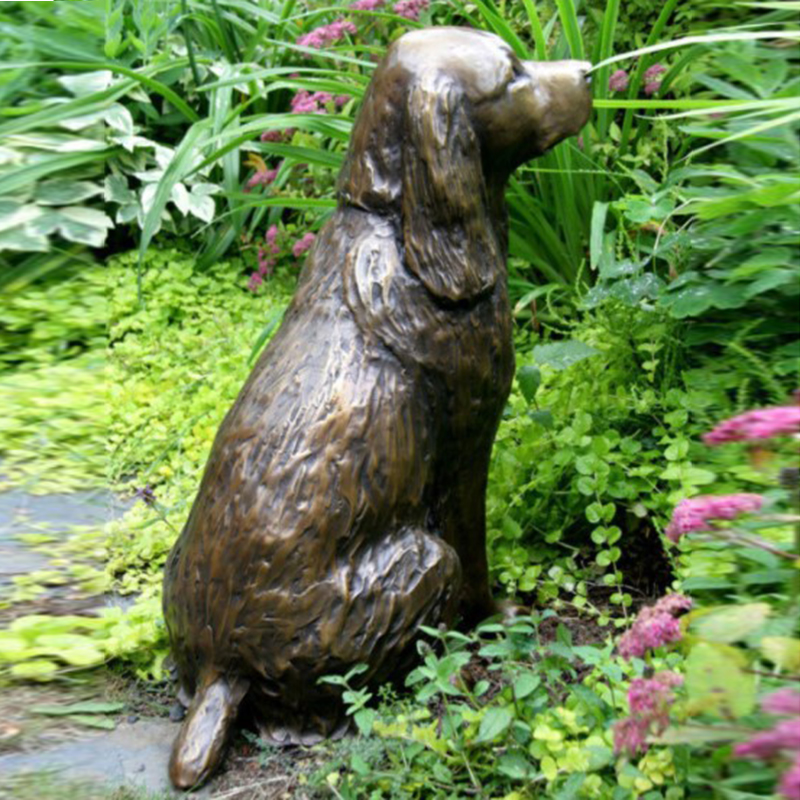 HOT Springer Spaniel Statue Garden Decor Resin Animal Dog Sculpture Yard Lawn Outdoor Decorative Ornament HOT Springer Spaniel Statue Garden Decor Resin Animal Dog Sculpture Yard Lawn Outdoor Decorative Ornament