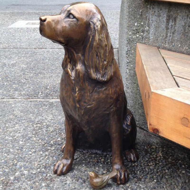 HOT Springer Spaniel Statue Garden Decor Resin Animal Dog Sculpture Yard Lawn Outdoor Decorative Ornament HOT Springer Spaniel Statue Garden Decor Resin Animal Dog Sculpture Yard Lawn Outdoor Decorative Ornament
