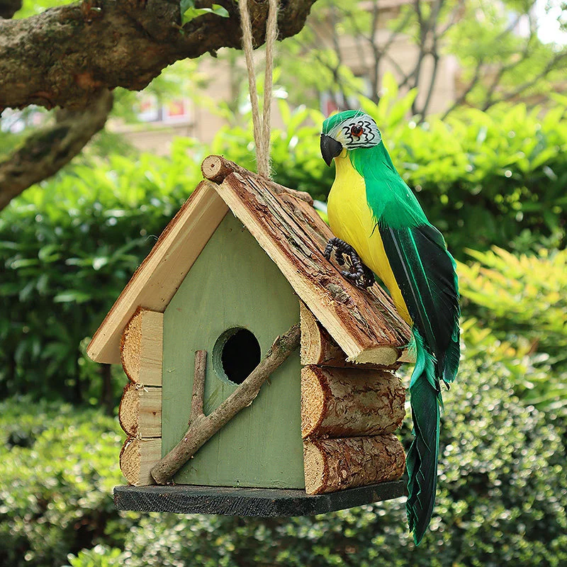 Artificial Birds Fake Foam Animal Simulation Feather Bird for Wreath Craft Christmas Tree Decoration Garden Home Party Ornaments
