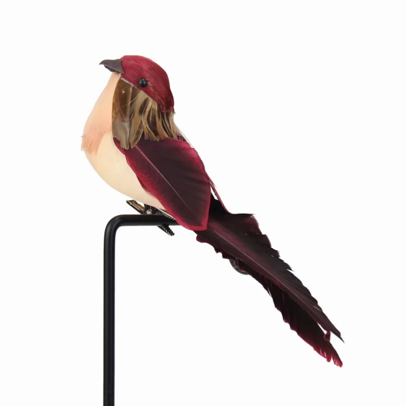 Wine red Bird 20cm