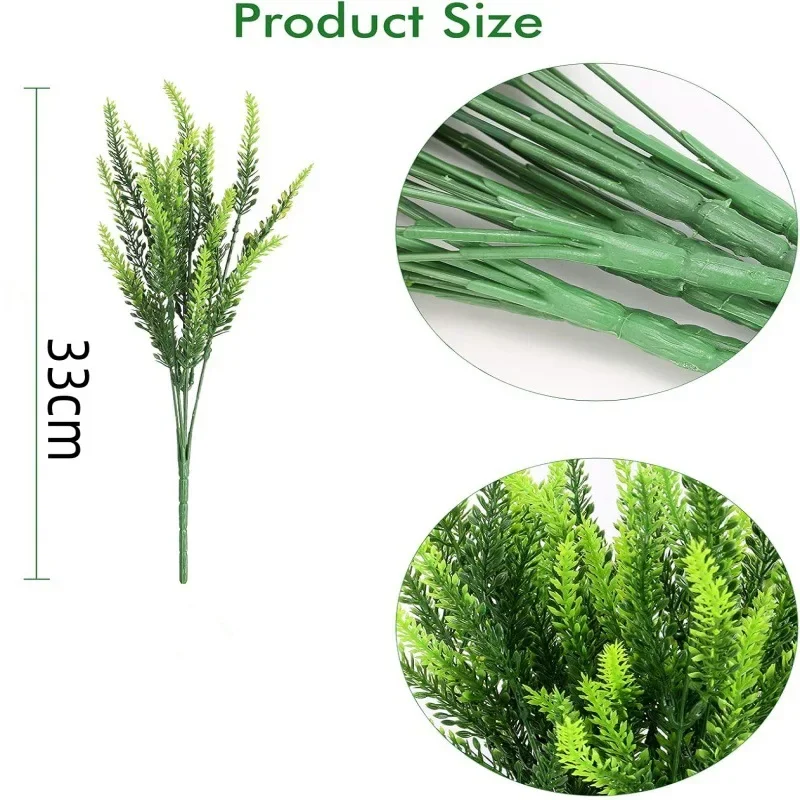 6PCS Artificial Lavender Flowers 5 Prong UV Resistant Fake Plants for Outdoor Balcony Garden Home Decoration Bouquet 6PCS Artificial Lavender Flowers 5 Prong UV Resistant Fake Plants for Outdoor Balcony Garden Home Decoration Bouquet