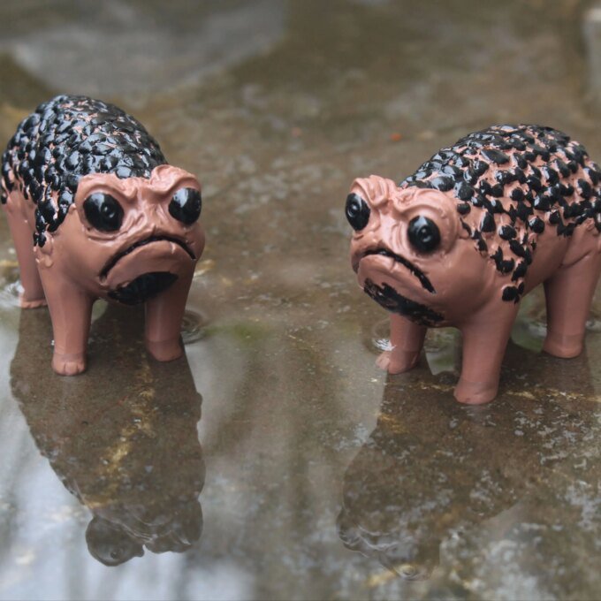 1 Piece of Unique African Rain Frog Resin Statue - Perfect for Halloween, Holiday Decoration and Garden Decoration. It Is a Ideal Gift for Art Enthusiasts. - Image 6