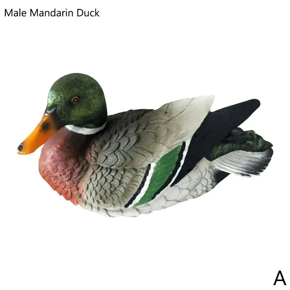 Large Size Outdoor Garden Duck Statues Cute Resin Mandarin Duck Statue Garden Pond Decoration Home Decor Animal Sculpture Large Size Outdoor Garden Duck Statues Cute Resin Mandarin Duck Statue Garden Pond Decoration Home Decor Animal Sculpture
