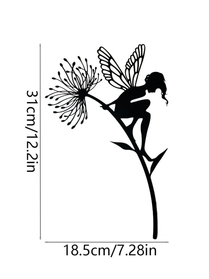 1Pc Metal Creative Courtyard Decorative Pile, Courtyard Logo Decoration, Fairy Decorative Pile, Ideal for Flower Pots, Grass, Lawns, Outdoor Garden Courtyard Decorations - Image 6