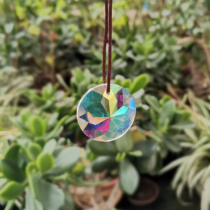 5/10pc 30mm Crystall Suncatcher Sunflower Chandelier Prism Glass Hanging Pendant Faceted Home Wedding Window Decor Figurine - Image 2