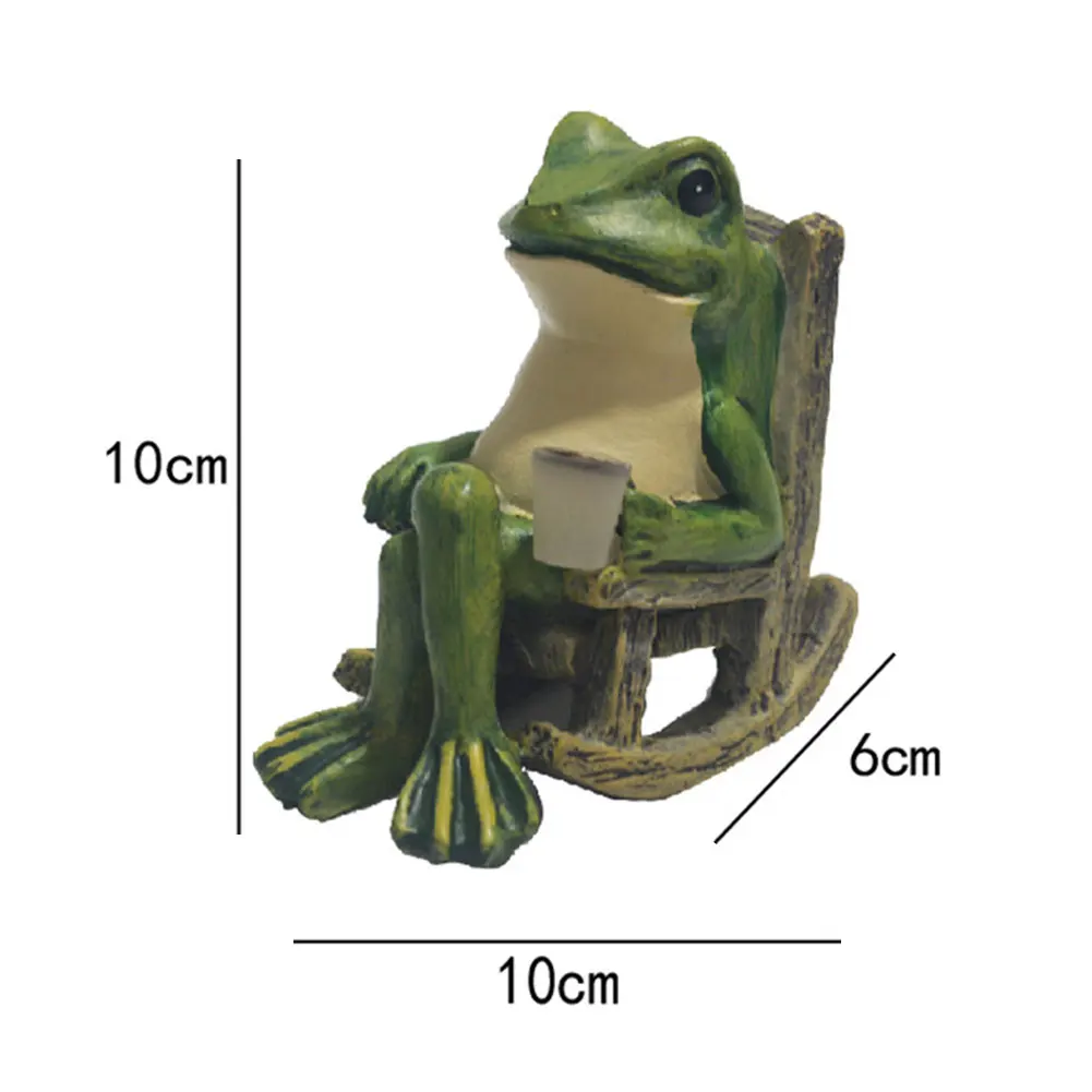 Frog Garden Statue Outdoor Lights Solar Garden Frog Decor Resin Frog Figurine Housewarming Gift for Patio Yard Lawn Ornament Frog Garden Statue Outdoor Lights Solar Garden Frog Decor Resin Frog Figurine Housewarming Gift for Patio Yard Lawn Ornament
