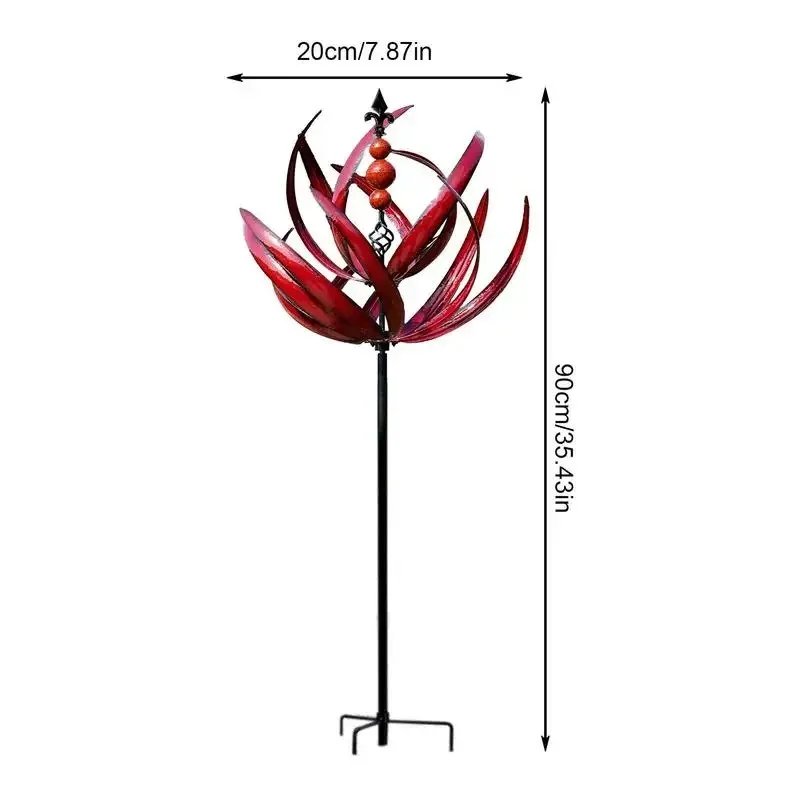 Wind Spinner For Yard Garden Outdoor Large Metal Kinetic Wind Sculptures Yard Lawn Art Outdoor Decor With Stake Wind Spinner For Yard Garden Outdoor Large Metal Kinetic Wind Sculptures Yard Lawn Art Outdoor Decor With Stake