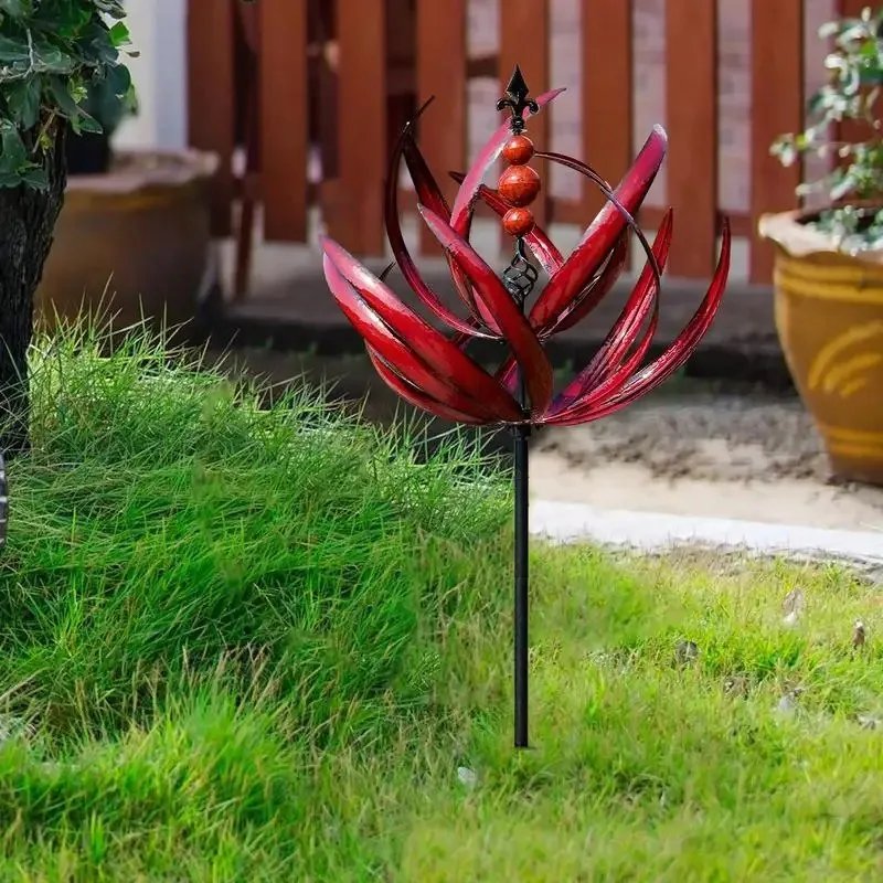 Wind Spinner For Yard Garden Outdoor Large Metal Kinetic Wind Sculptures Yard Lawn Art Outdoor Decor With Stake Wind Spinner For Yard Garden Outdoor Large Metal Kinetic Wind Sculptures Yard Lawn Art Outdoor Decor With Stake