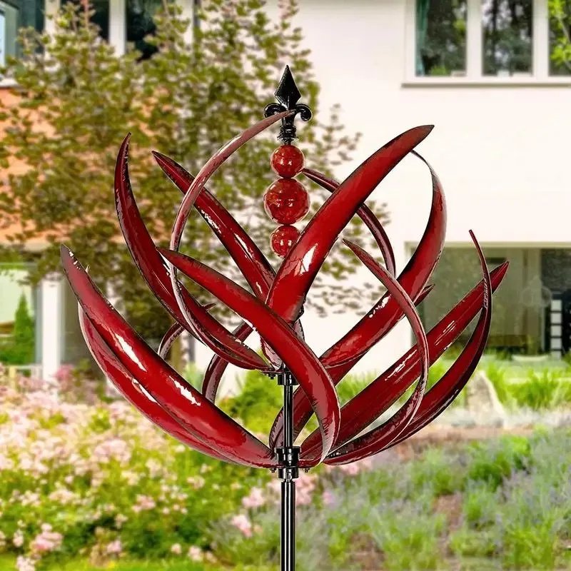 Wind Spinner For Yard Garden Outdoor Large Metal Kinetic Wind Sculptures Yard Lawn Art Outdoor Decor With Stake Wind Spinner For Yard Garden Outdoor Large Metal Kinetic Wind Sculptures Yard Lawn Art Outdoor Decor With Stake