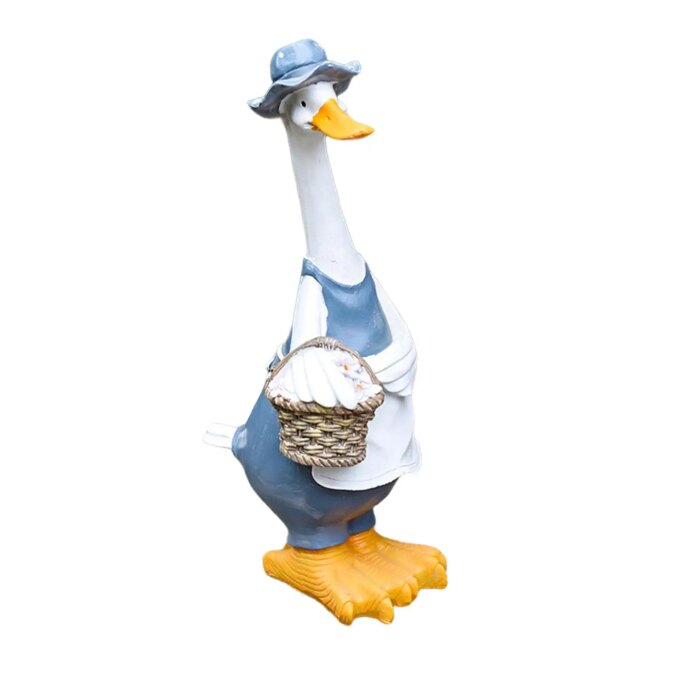 Garden Statue Resin Duck Statues Figurines Decoration Garden - Image 4