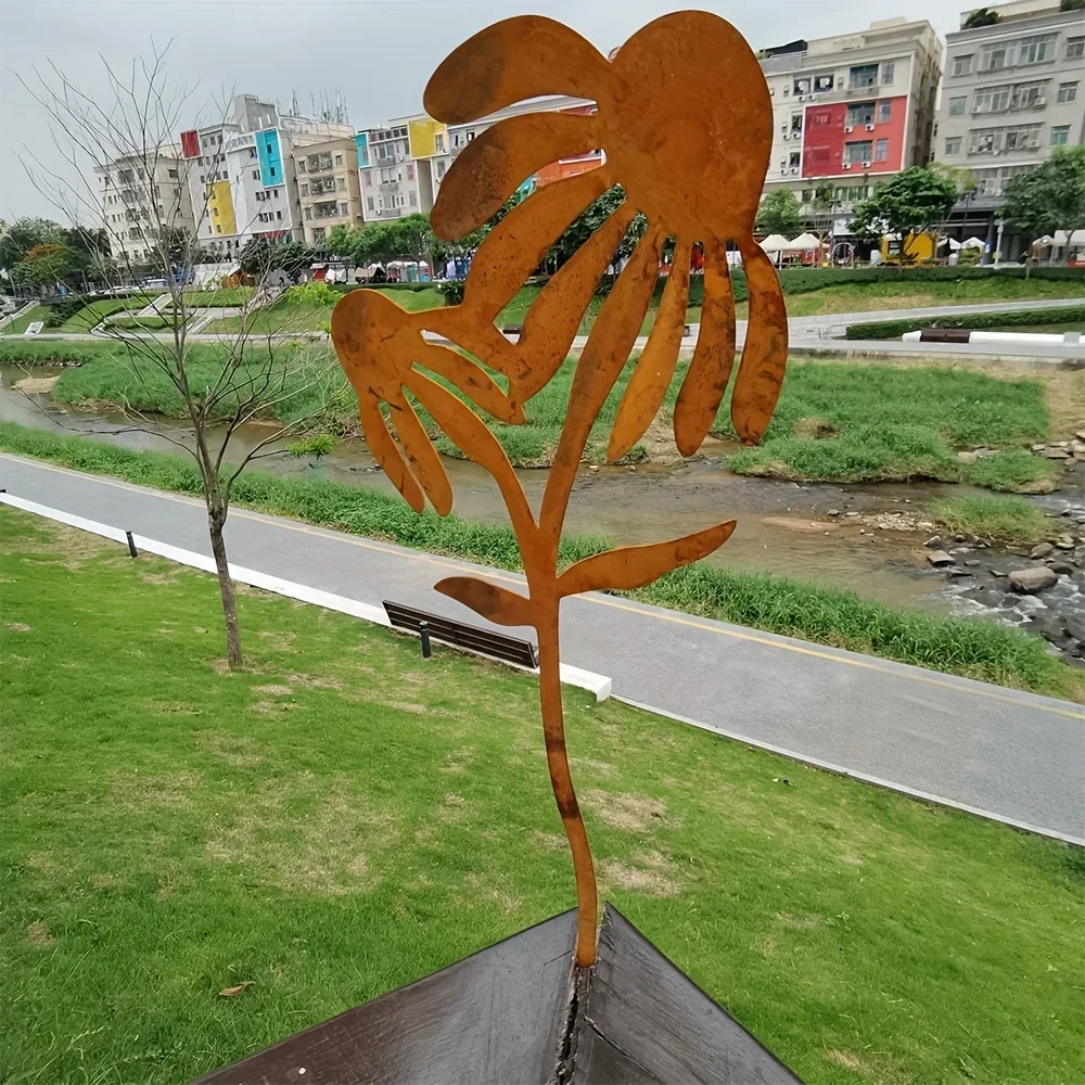 Rustic Metal Rabbit Garden Stake: Adorable Rusty Bunny Silhouette for Farmhouse Decor, Perfect Outdoor Yard Art for Christmas Rustic Metal Rabbit Garden Stake: Adorable Rusty Bunny Silhouette for Farmhouse Decor, Perfect Outdoor Yard Art for Christmas
