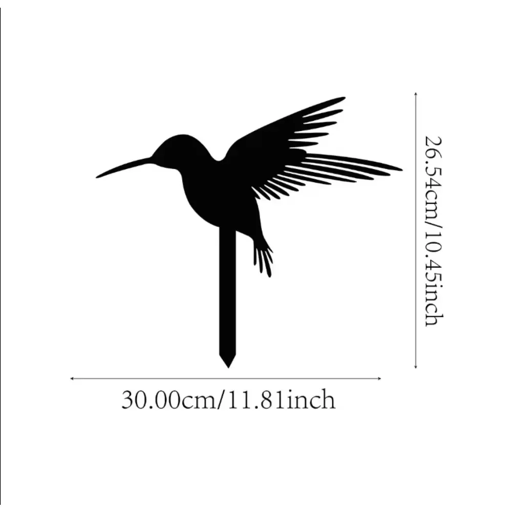 Metal Garden Stakes - Bunny, Butterfly, and Bird Silhouettes for Elegant Outdoor Decor and Garden Animal Statues