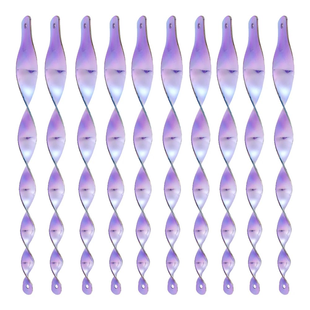 10pcs Bird Catcher Waterproof Reflective Bird Repelling Wind Chime Convenient Hanging Bird Repellent Screw for Garden Decoration