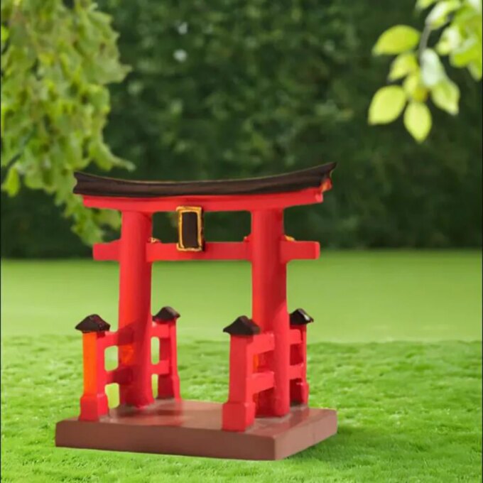 Miniature Torii Gate Japanese Shinto Temple Garden Asian Architectural Mini House Ornament Fish Tank Decoration Chinese Decor - Image 6