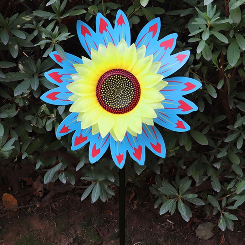 Sunflower Wind Spinners for Yard and Garden Large Wind Spinner Outdoor Wind Sculptures Birthday Gifts Sunflower Wind Spinners for Yard and Garden Large Wind Spinner Outdoor Wind Sculptures Birthday Gifts