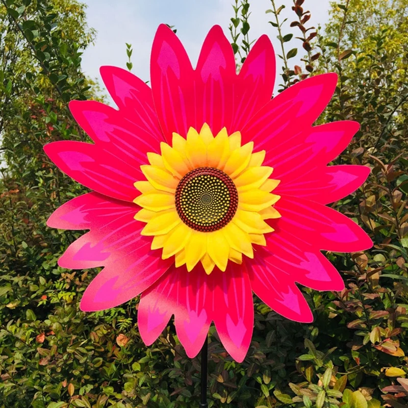 Sunflower Wind Spinners for Yard and Garden Large Wind Spinner Outdoor Wind Sculptures Birthday Gifts Sunflower Wind Spinners for Yard and Garden Large Wind Spinner Outdoor Wind Sculptures Birthday Gifts