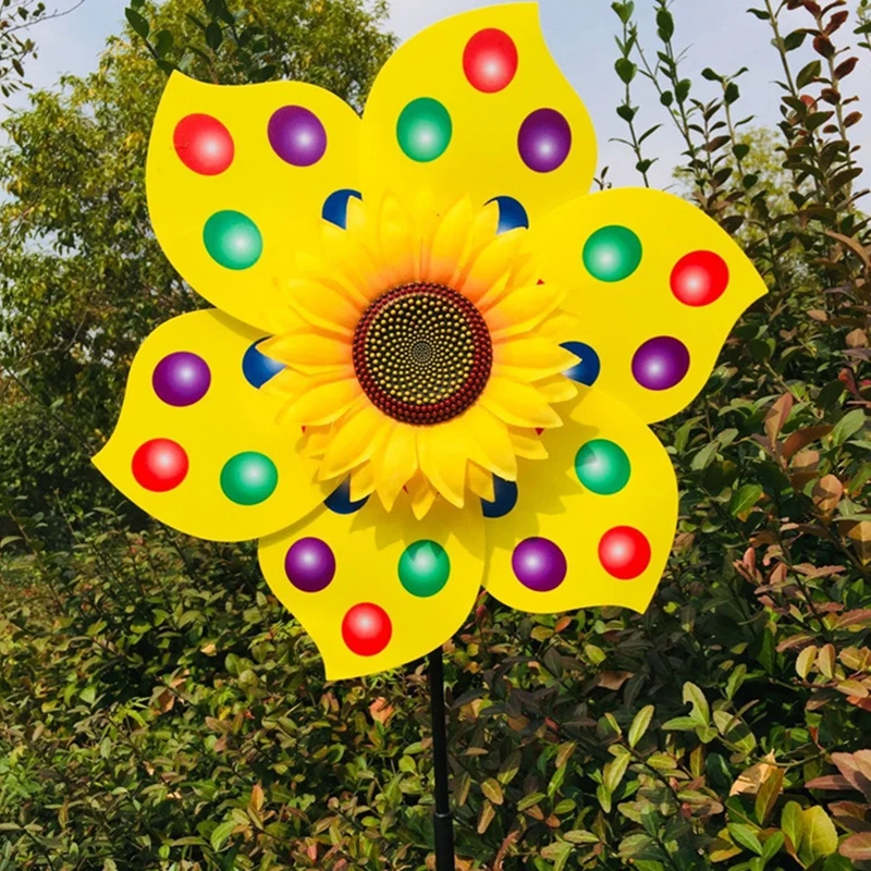 Sunflower Wind Spinners for Yard and Garden Large Wind Spinner Outdoor Wind Sculptures Birthday Gifts Sunflower Wind Spinners for Yard and Garden Large Wind Spinner Outdoor Wind Sculptures Birthday Gifts
