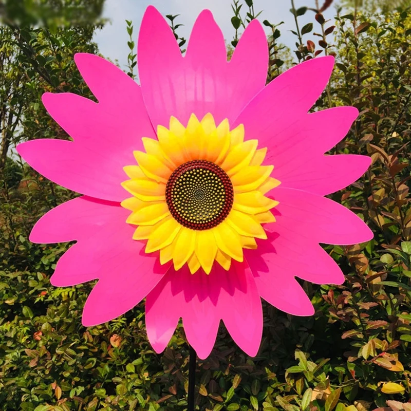 Sunflower Wind Spinners for Yard and Garden Large Wind Spinner Outdoor Wind Sculptures Birthday Gifts Sunflower Wind Spinners for Yard and Garden Large Wind Spinner Outdoor Wind Sculptures Birthday Gifts