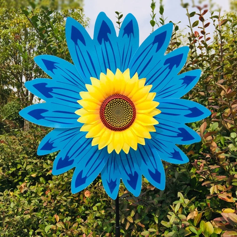 Sunflower Wind Spinners for Yard and Garden Large Wind Spinner Outdoor Wind Sculptures Birthday Gifts Sunflower Wind Spinners for Yard and Garden Large Wind Spinner Outdoor Wind Sculptures Birthday Gifts