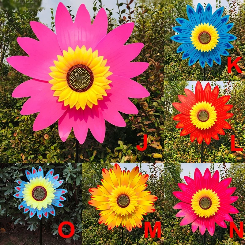 Sunflower Wind Spinners for Yard and Garden Large Wind Spinner Outdoor Wind Sculptures Birthday Gifts Sunflower Wind Spinners for Yard and Garden Large Wind Spinner Outdoor Wind Sculptures Birthday Gifts