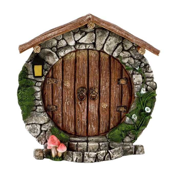 Fairys Doors For Trees Outdoor Miniature Fairys Door For Tree Decoration Fairys Garden Accessories - Image 4