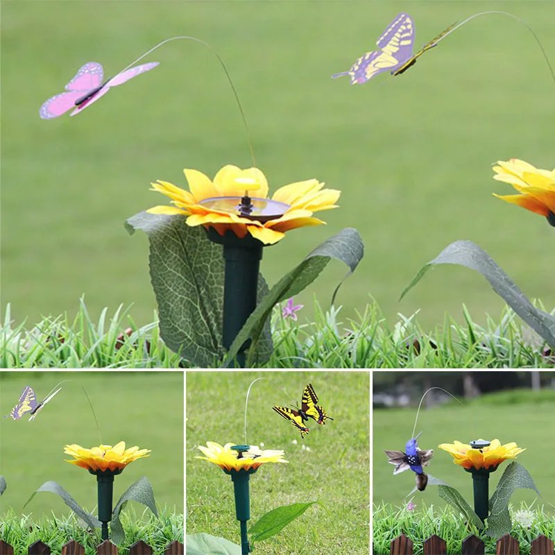 Dancing Fluttering Butterflies Hummingbird Yard Decor Solar Powered, Dancing Fluttering Butterflies For Your Potted Plant Yard Dancing Fluttering Butterflies Hummingbird Yard Decor Solar Powered, Dancing Fluttering Butterflies For Your Potted Plant Yard