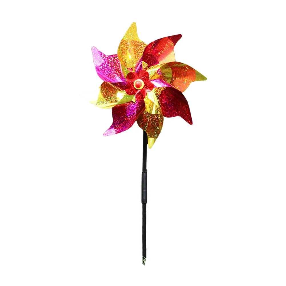 20-1pcs Bird Repeller Wind Spinner Pinwheels Reflective Bird Deterrent Windmill Repellent Outdoor Garden Decoration Bird Trap