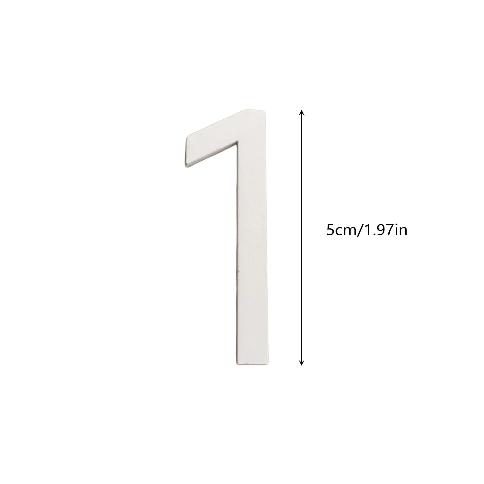 Adhesive 3D Door Sign Outdoor Email Apartment Hotel Room Address Modern Home Acrylic Stereoscopic Digital Creative Number Plate