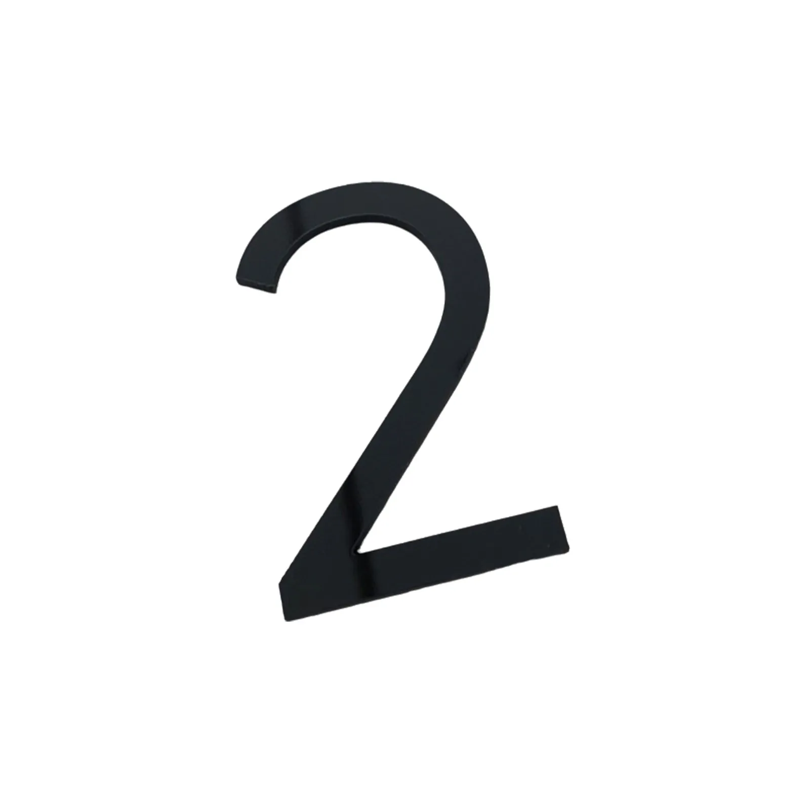 Adhesive 3D Door Sign Outdoor Email Apartment Hotel Room Address Modern Home Acrylic Stereoscopic Digital Creative Number Plate