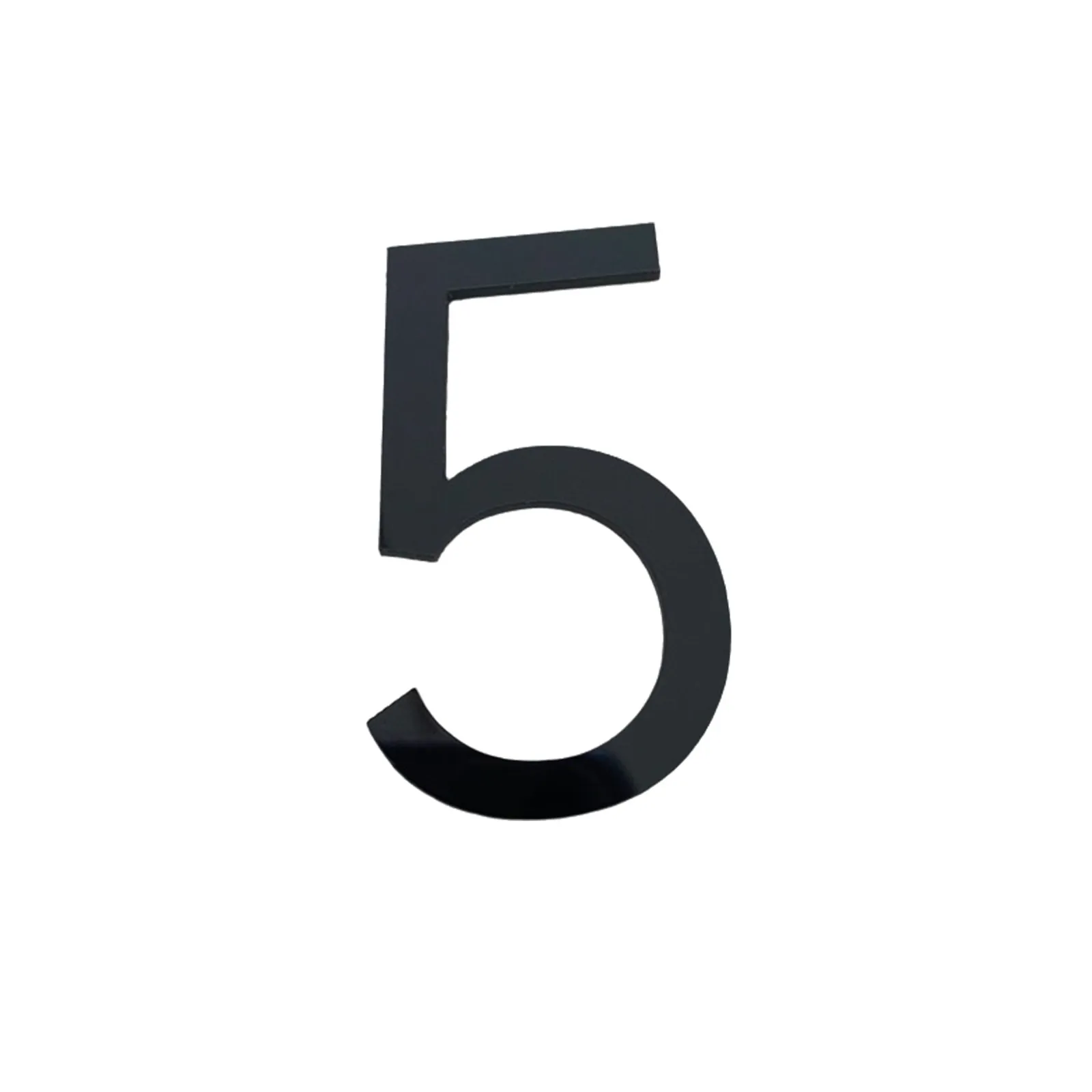 Adhesive 3D Door Sign Outdoor Email Apartment Hotel Room Address Modern Home Acrylic Stereoscopic Digital Creative Number Plate