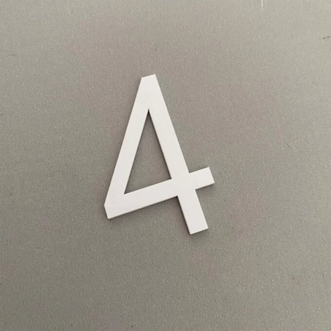 Adhesive 3D Door Sign Outdoor Email Apartment Hotel Room Address Modern Home Acrylic Stereoscopic Digital Creative Number Plate - Image 5