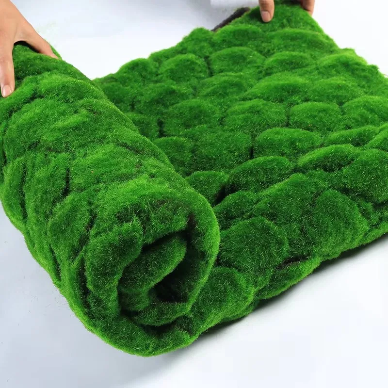 Artificial Turf Moss Simulation Grassland Fake Grass Lawn Carpet Artificial Musgo Turf Synthetic Grass Outdoor Garden Decoration