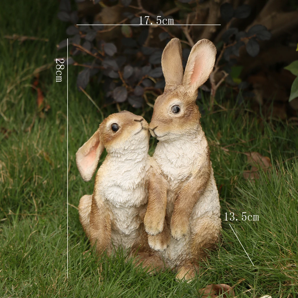 1pc Easter Figurine Rabbit Easter Bunny With Flower Crowns Easter Figurine Decorations For Table Decorations New Year Gifts
