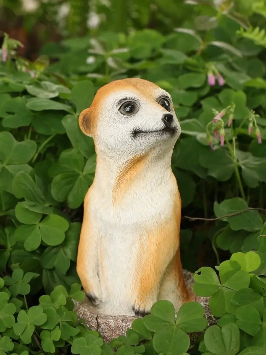 1 piece of meerkats and meerkats simulation animal ornaments, outdoor garden hall balcony decorations