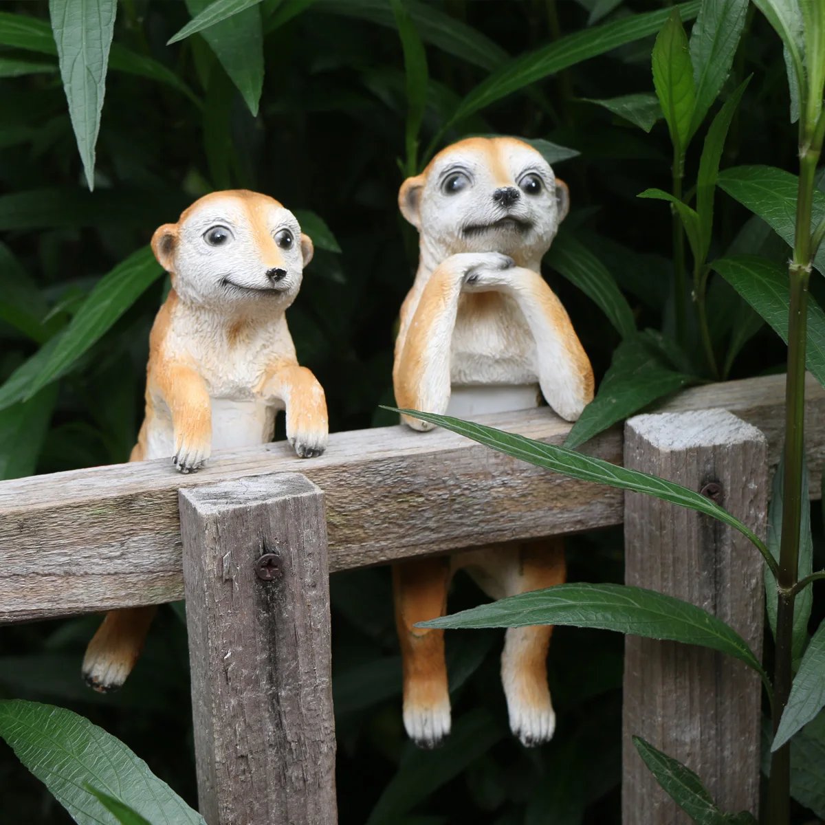 1 piece of meerkats and meerkats simulation animal ornaments, outdoor garden hall balcony decorations
