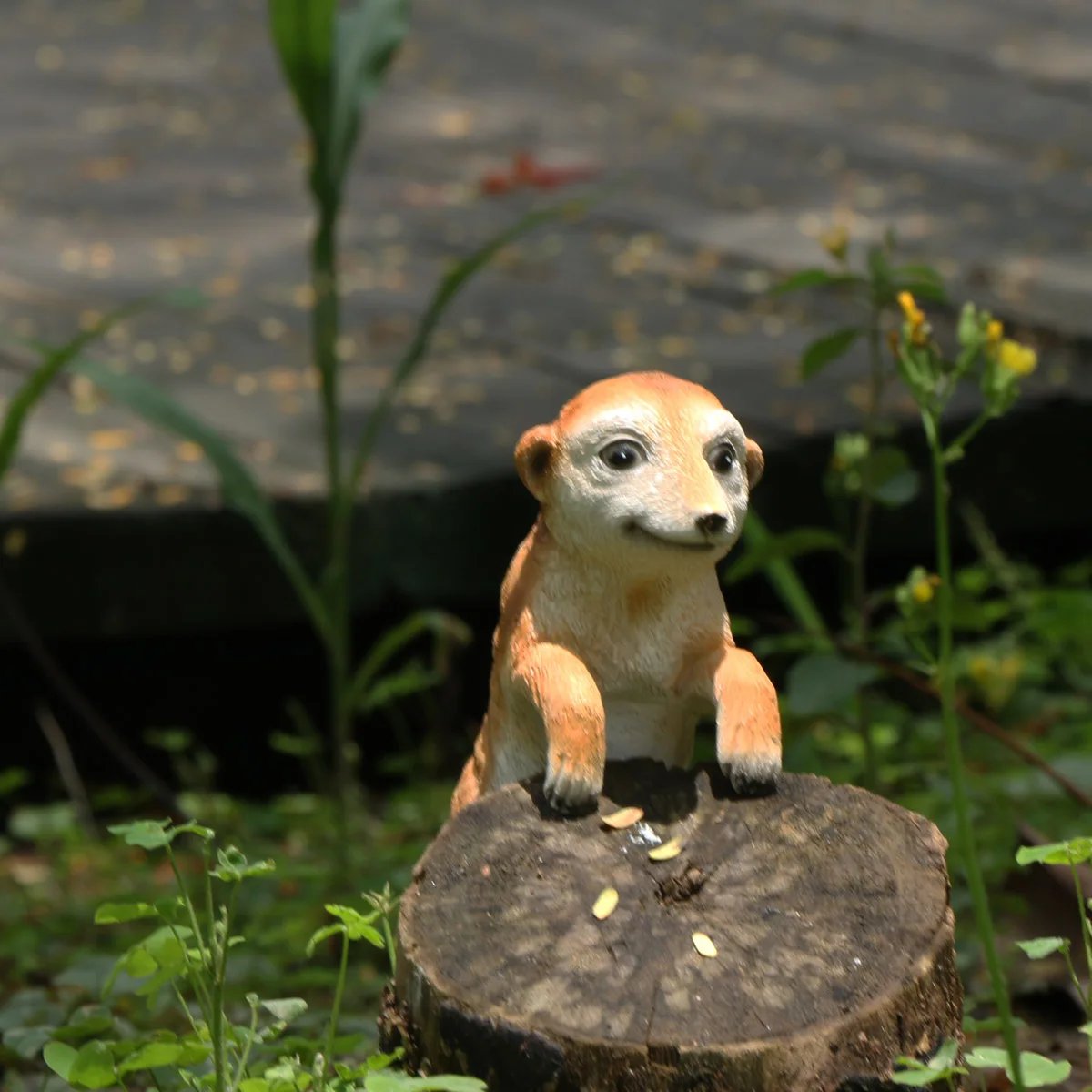 1 piece of meerkats and meerkats simulation animal ornaments, outdoor garden hall balcony decorations